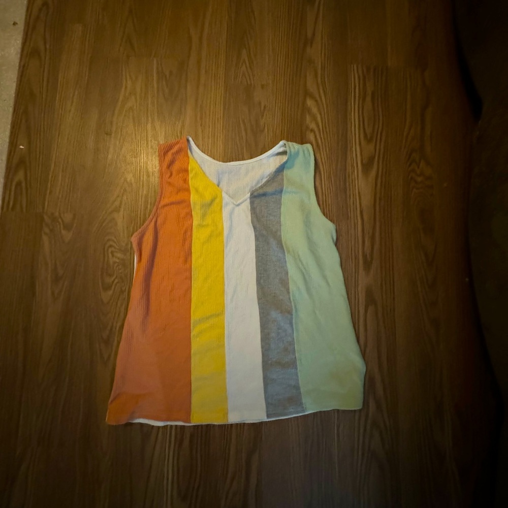 NWOT! XL! Waffle knit tank top!